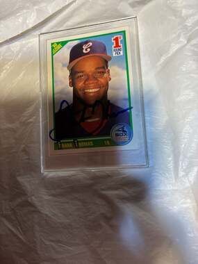 Frank Thomas 1990 Score 663 Chicago White Sox Rookie Card Autographed